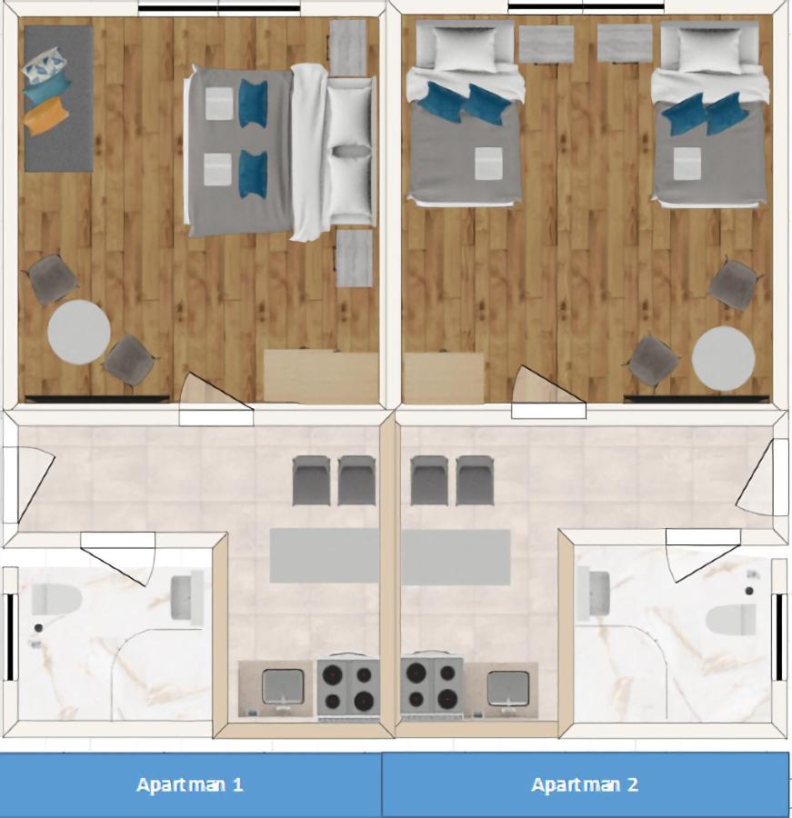 פוצ'ה Apartmani Drinska מראה חיצוני תמונה